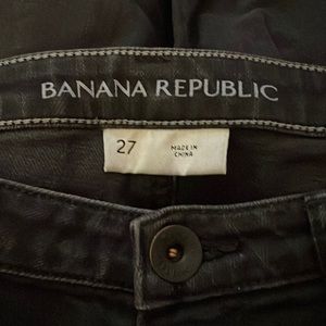 Banana Republic Black Jeans Sz 27 soft stretchy pants